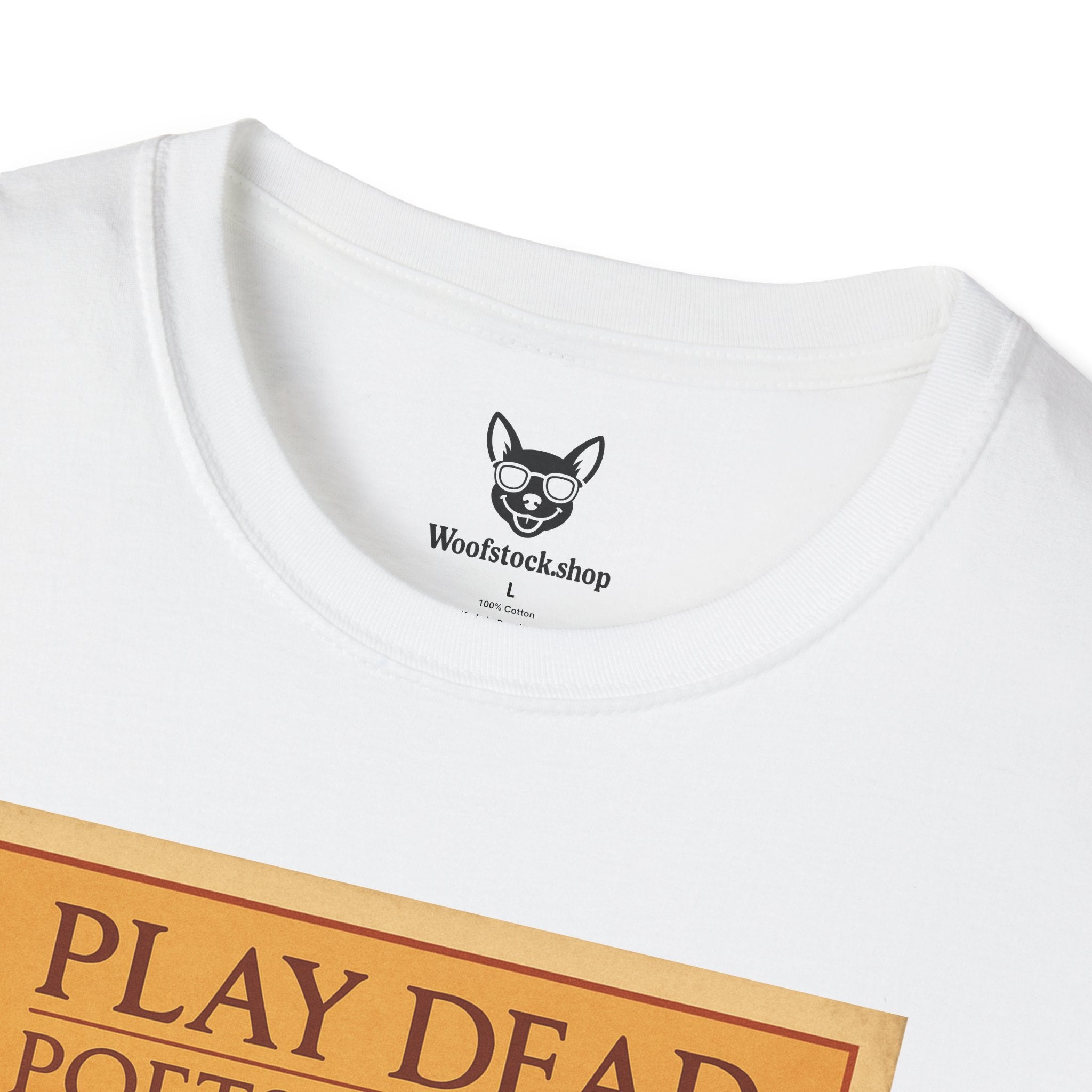 Dead Poets Society Poster Dog Parody Unisex Softstyle T-Shirt -- Funny Movie Tee for Movie and Dog Lovers